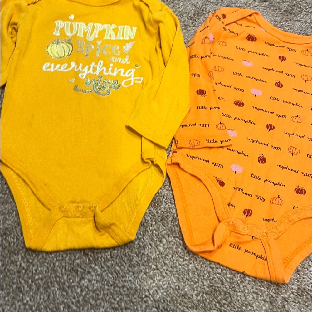 Koala Baby Pumpkin Spice Baby Bodysuit and Leggings Set 18M - Picture 6 of 7